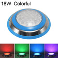 18W LED Rostfritt Stål Väggmonterad Poolbelysning Landskapsunderwater Light (färgglad belysning)