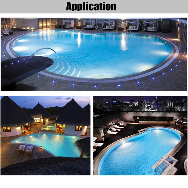 18W LED Rostfritt Stål Väggmonterad Poolbelysning Landskapsunderwater Light (färgglad belysning)