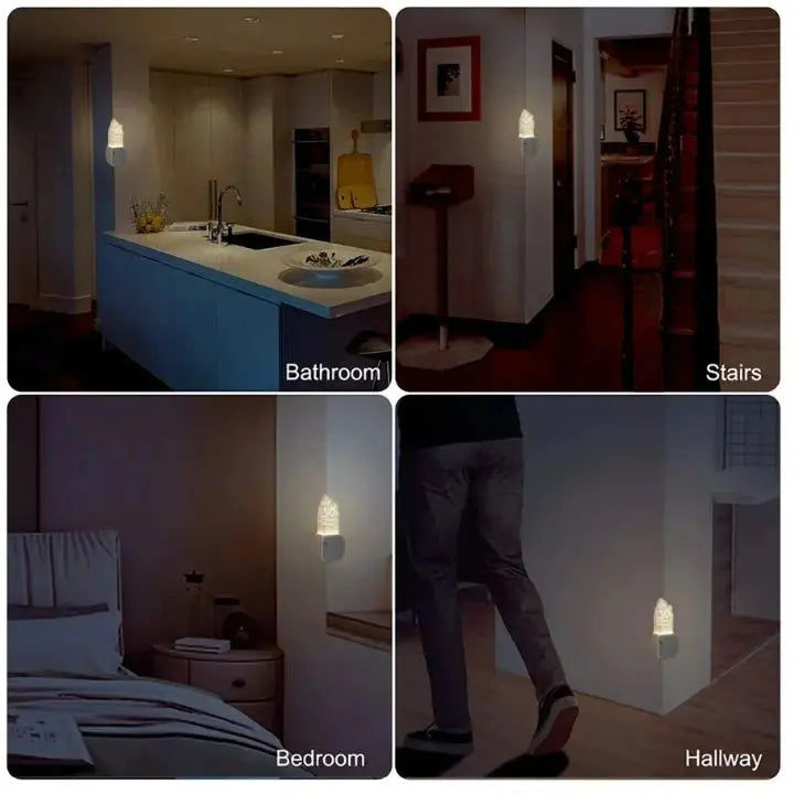 Hörnlampa med Rörelsesensor – Trådlös LED-lampa med Stötskydd