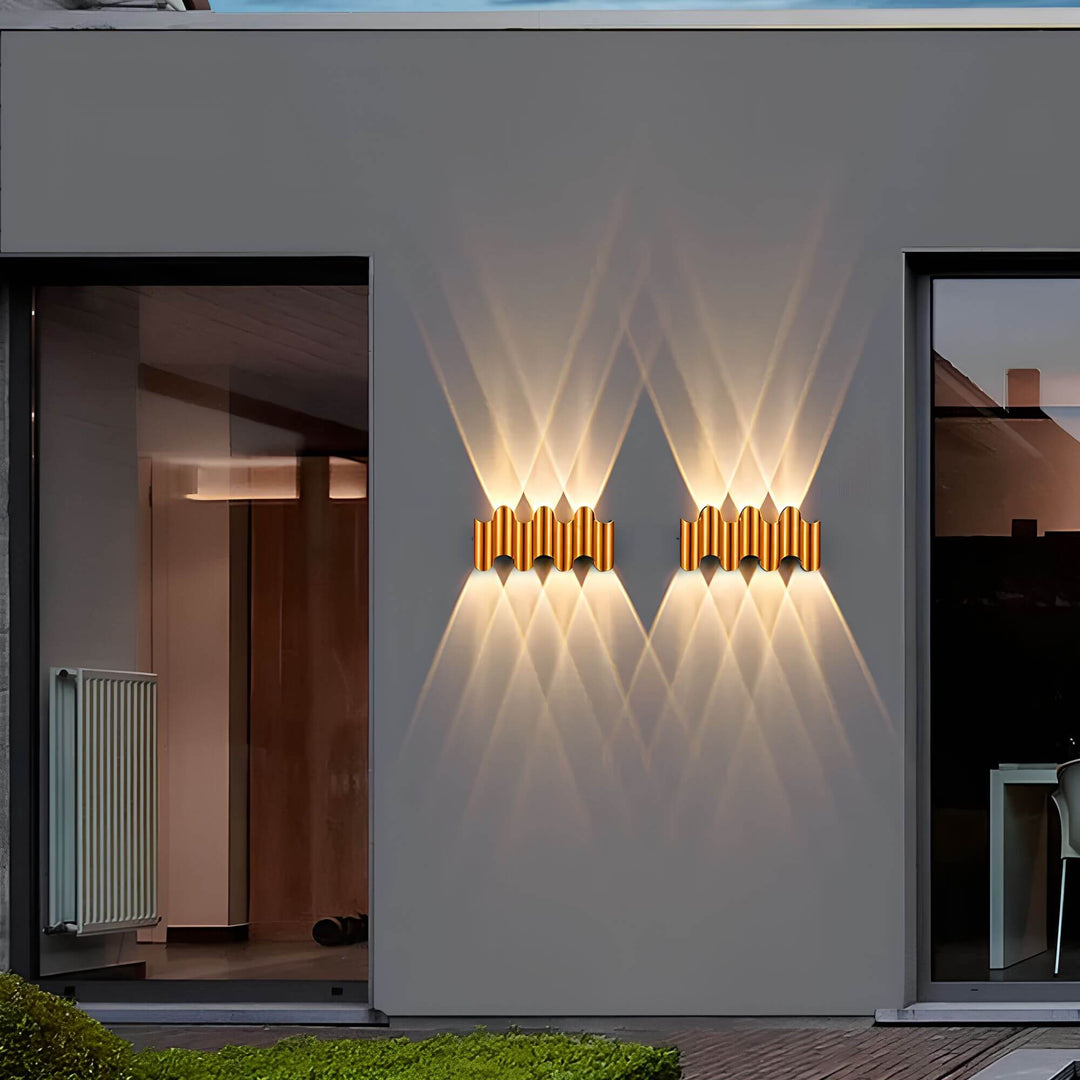 Aluminium Vägglampa