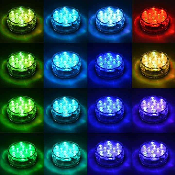 Fjärrkontrollerad vattentät magnetisk sug LED-lampa