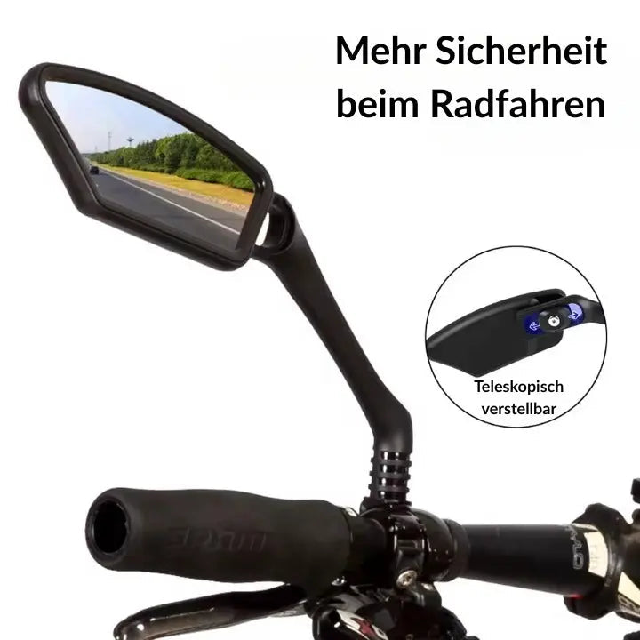 Cykel Spegel i rostfritt stål – stöttålig &amp; 360° roterbar för ökad säkerhet