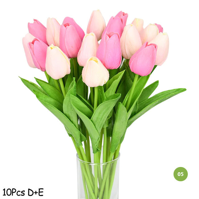Mode Tulpan Konstgjorda Blommor För underhållsfri kreativ heminredning Blomsterarrangemang För vardagsrum matrum Nordisk Heminredning