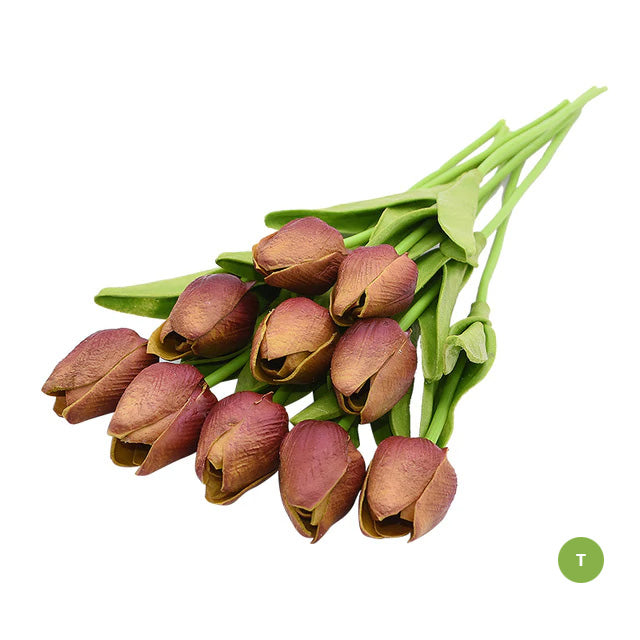 Mode Tulpan Konstgjorda Blommor För underhållsfri kreativ heminredning Blomsterarrangemang För vardagsrum matrum Nordisk Heminredning