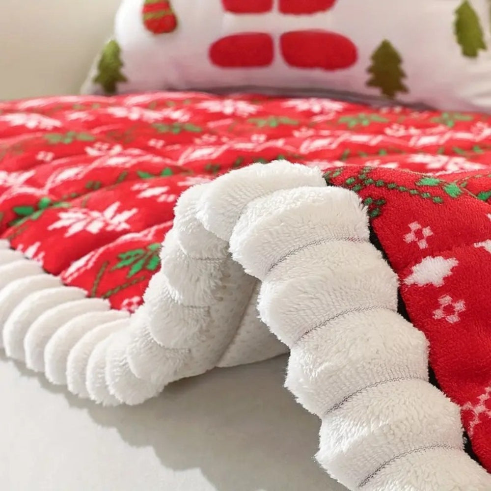 Festlig Jul Vinter Sofföverdrag