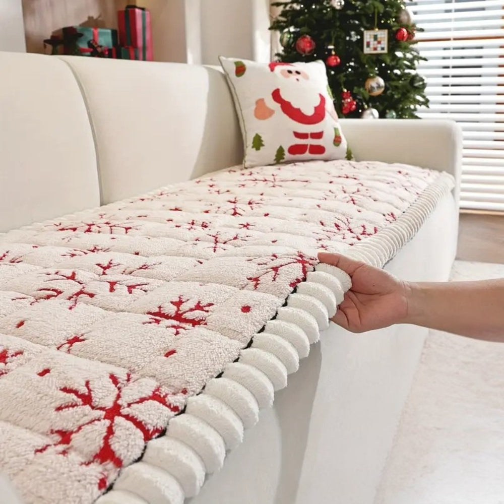 Festlig Jul Vinter Sofföverdrag