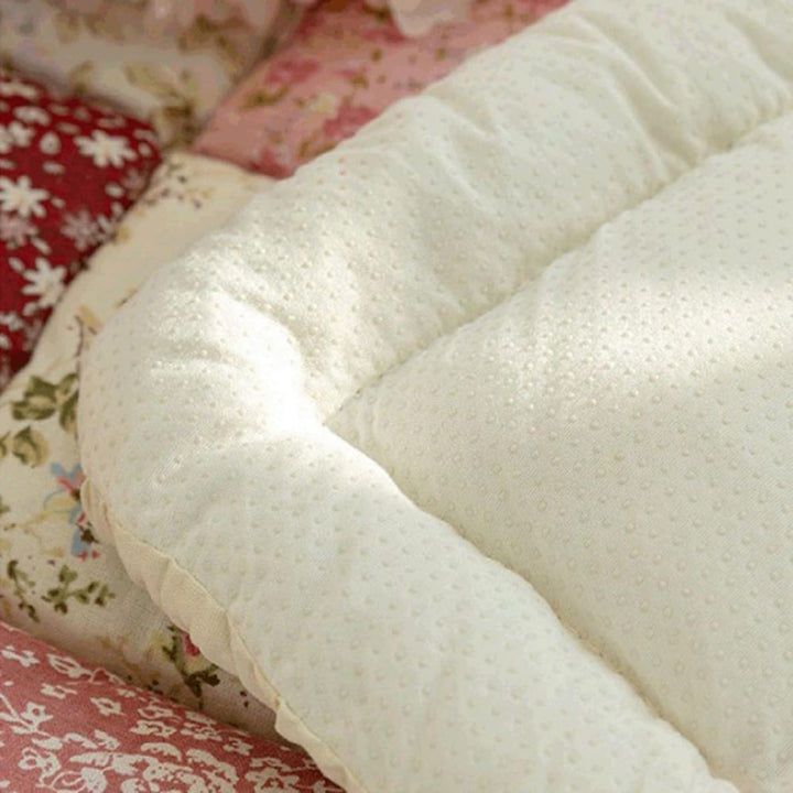Blommig Blom Quiltad Sofföverdrag