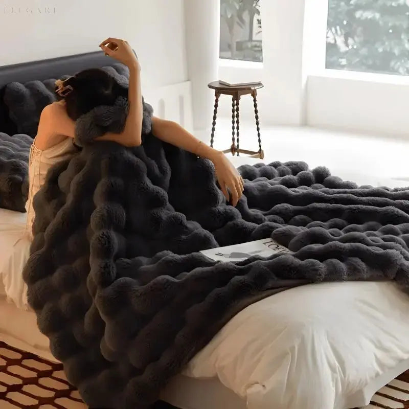 Värmefilt - varm filt för vintern - soffa