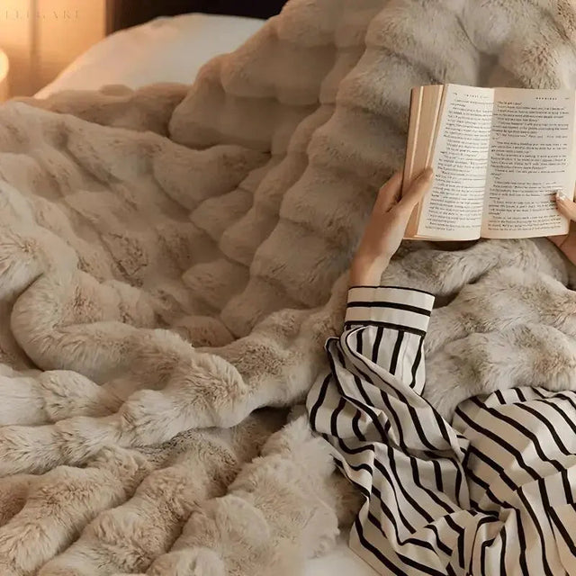 Värmefilt - varm filt för vintern - soffa