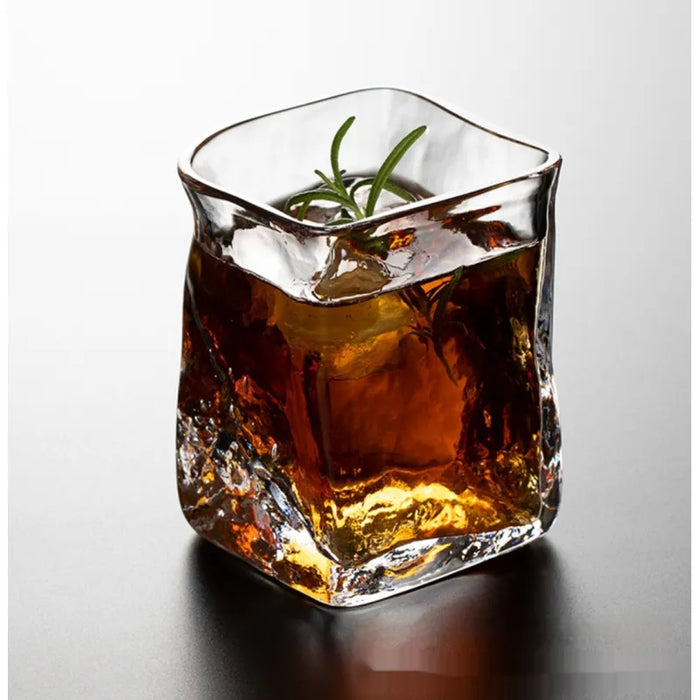 Förvrängd Textur Whiskyglas Set