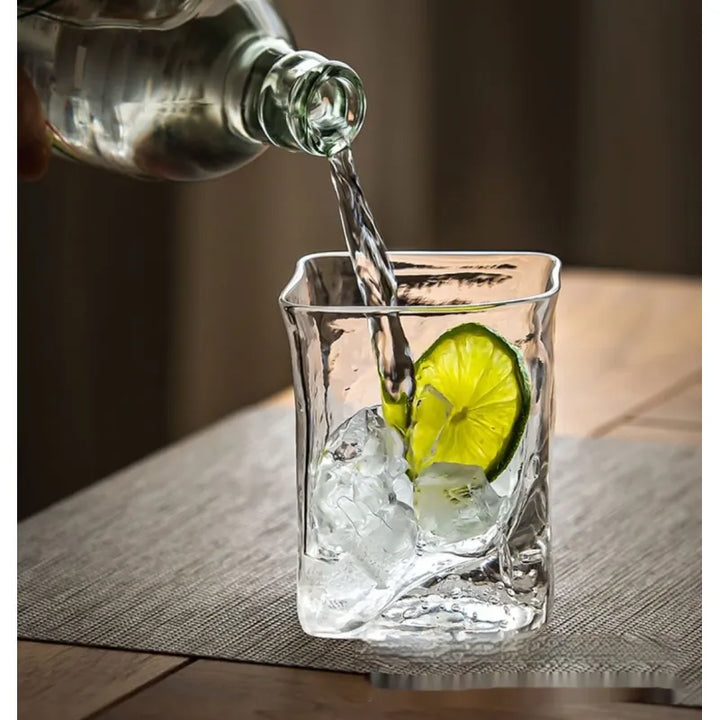 Förvrängd Textur Whiskyglas Set