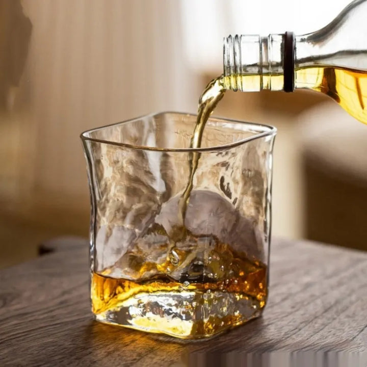 Förvrängd Textur Whiskyglas Set