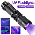 LED UV Ficklampa - Ultraviolet Inspektionslampa för Detektering av Husdjursurin och Fläckar
