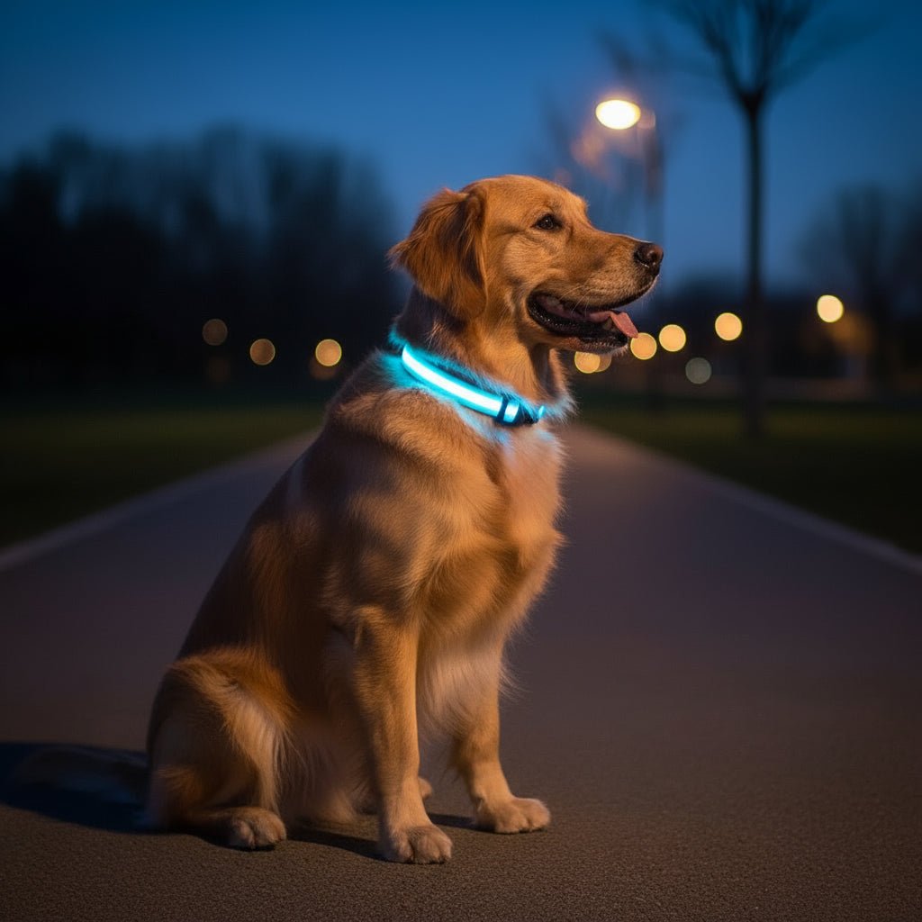 LED Säkerhets Hundhalsband med Justerbar Passform