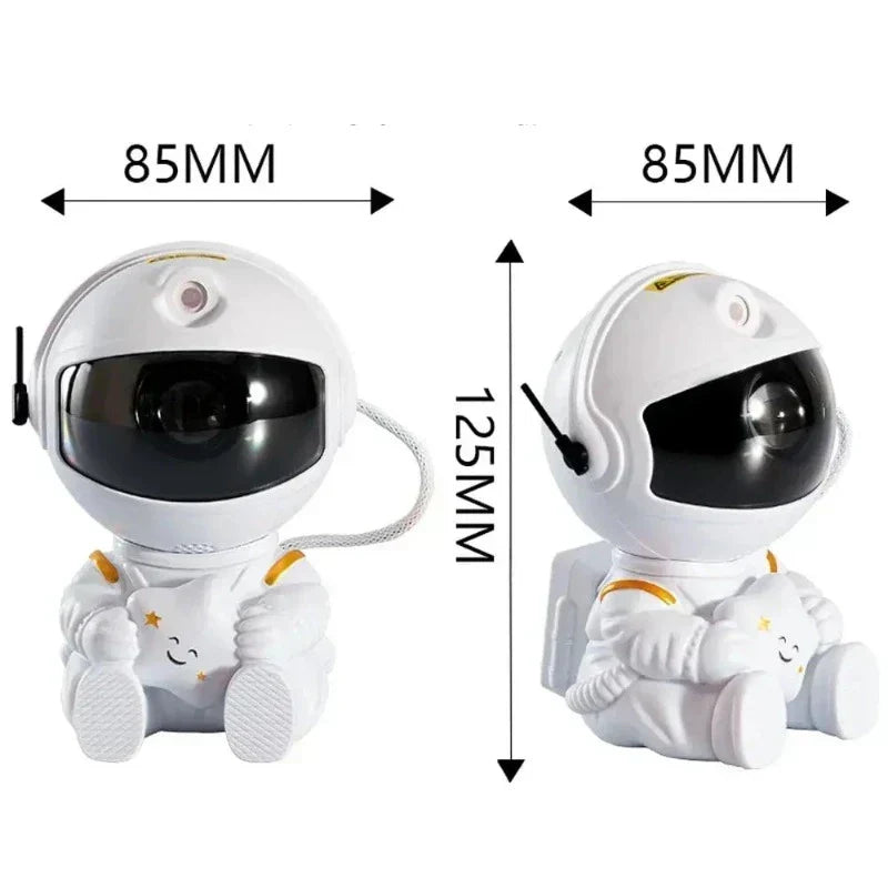 Galaxens Stjärnhimmel Projektor Lampa - Astronaut LED Projektions Nattlampa för Sovrum |