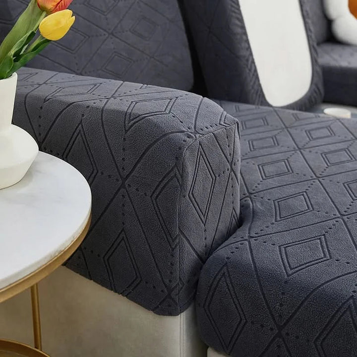 SlipBliss - Elegant Jacquard Non-Slip Sofföverdrag