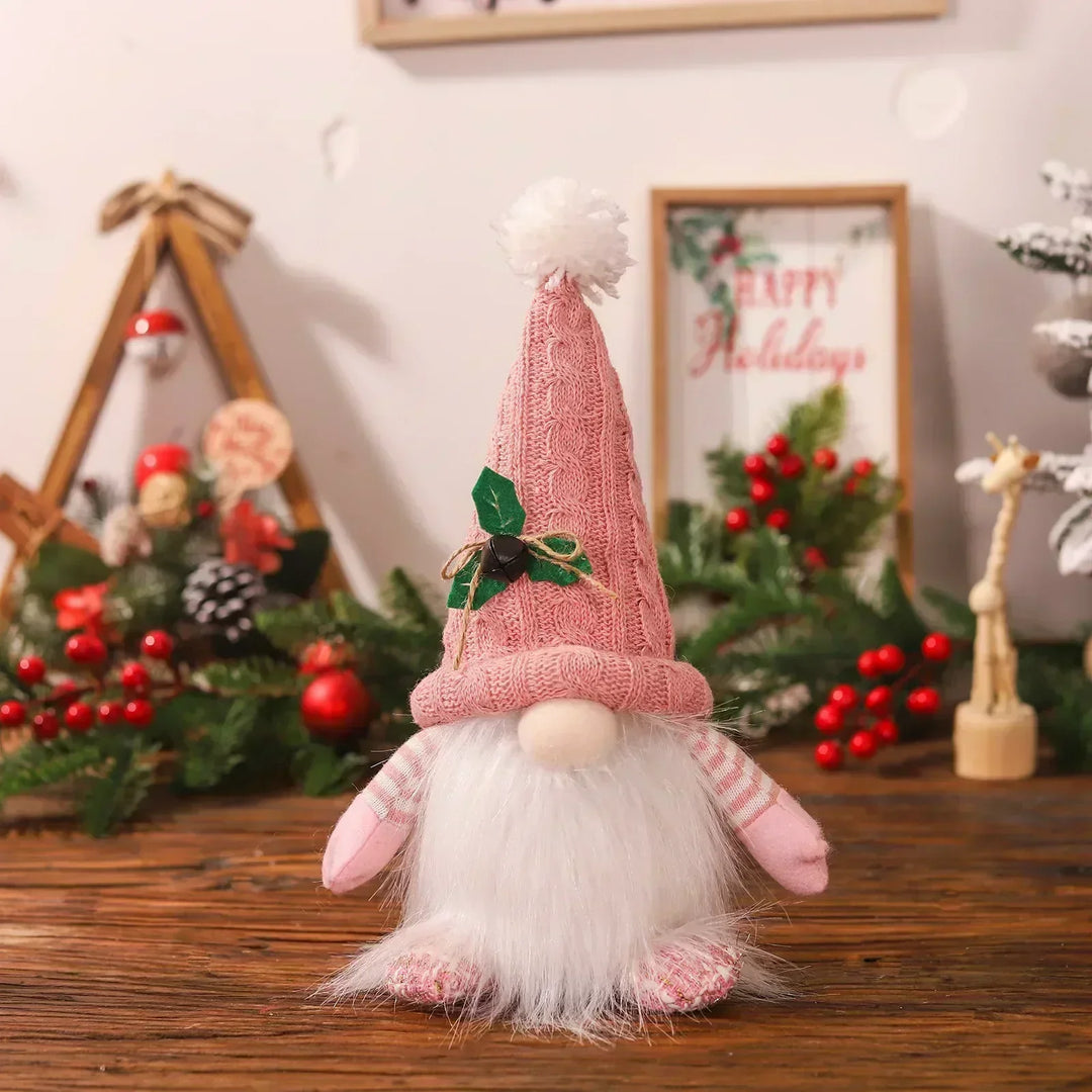Jul Gnom Dekoration | LED Nattlampa | Varm Glöd Julprydnad
