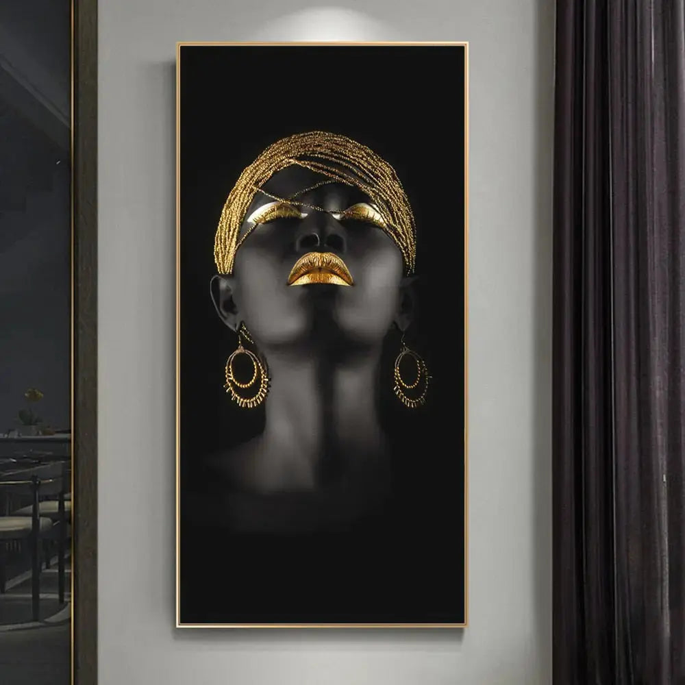 Golden Lady canvas konst