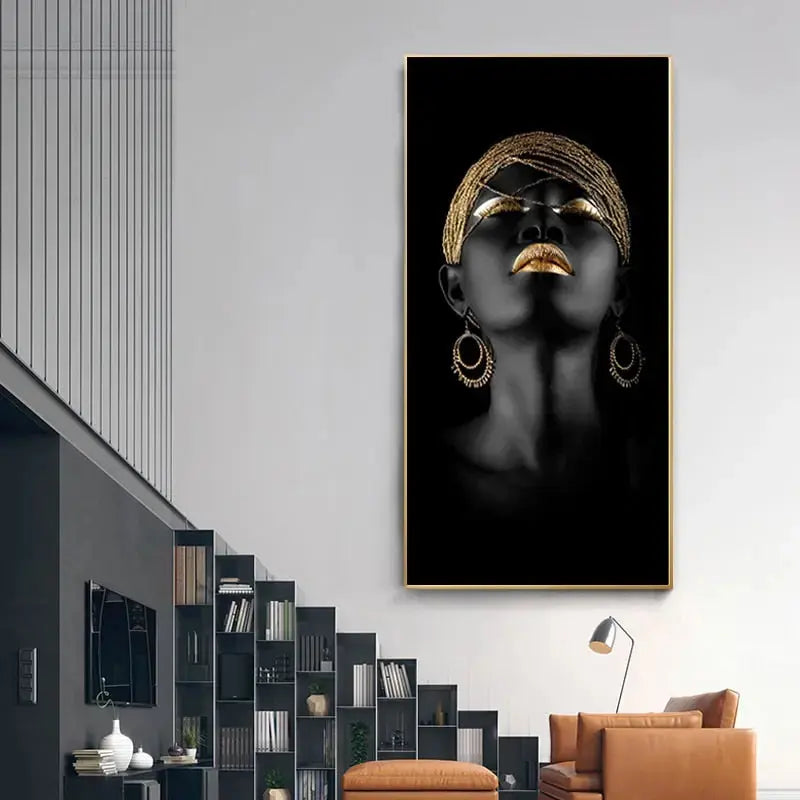 Golden Lady canvas konst