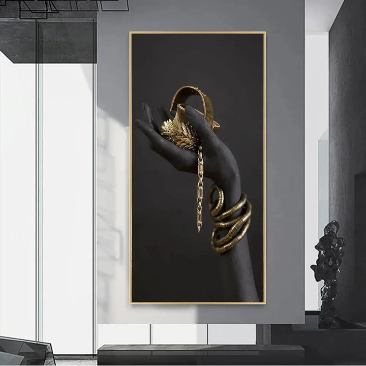 Golden Lady canvas konst