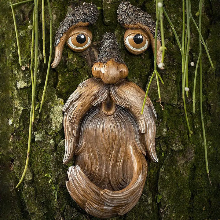 WiseWood - Gammal Man Trädansikte