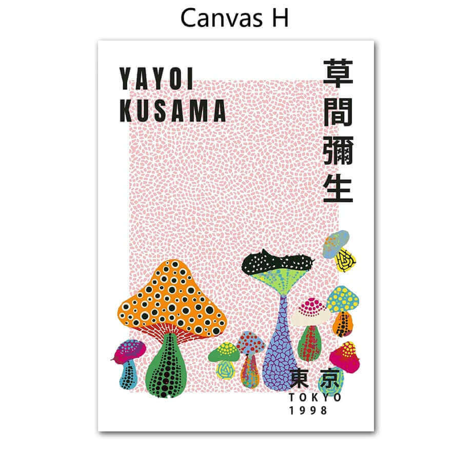 Yayoi Kusama Abstrakt Premium Affisch