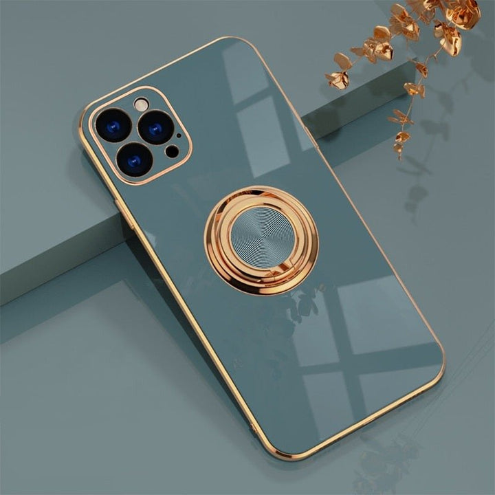 iPhone-fodral med metallstativring