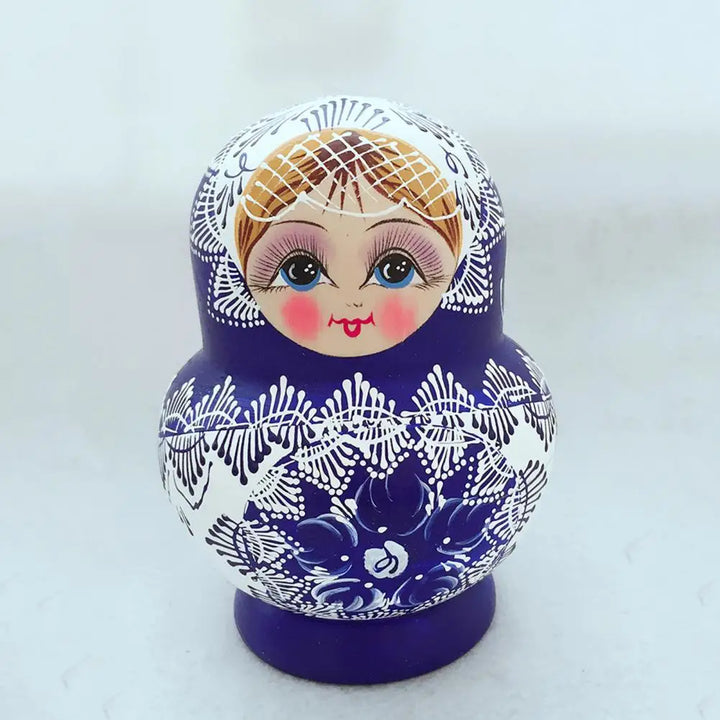 10 delar/set trä ryska matryoshka-dockor