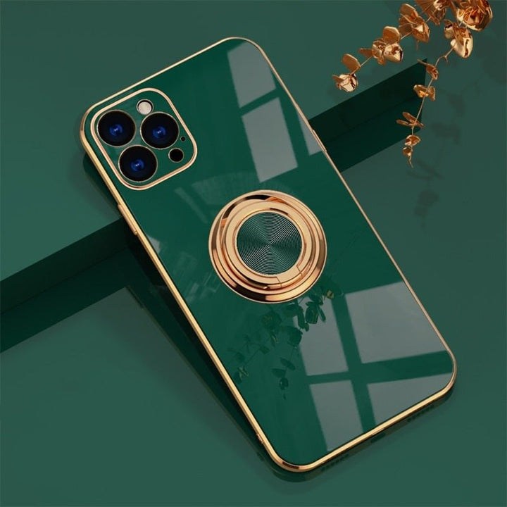 iPhone-fodral med metallstativring