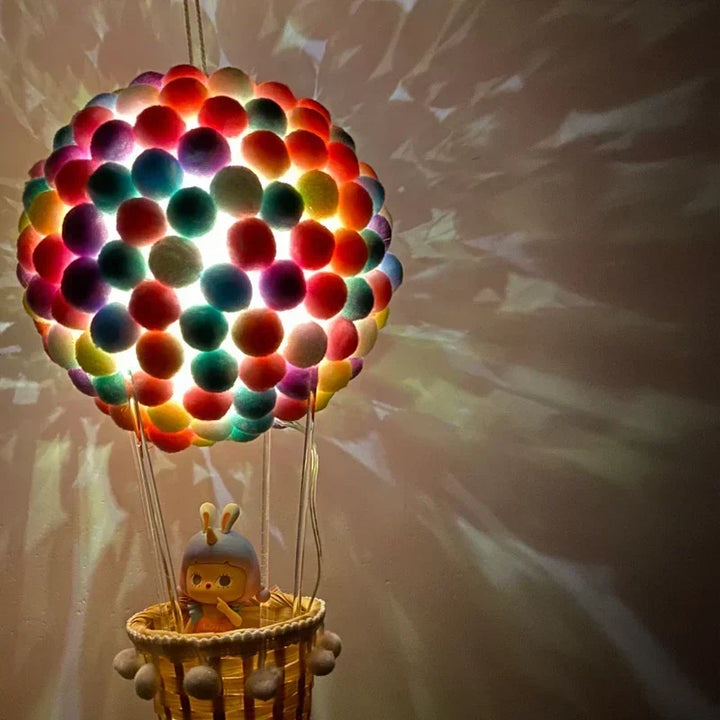 DIY Luftballong-formad Flygande Djur Nattlampa