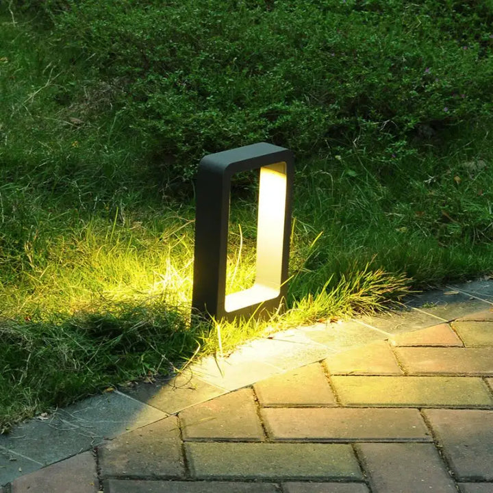 15W LED trädgårdslampa: aluminiumpollare för utomhusgårdar, villa landskapsbelysning