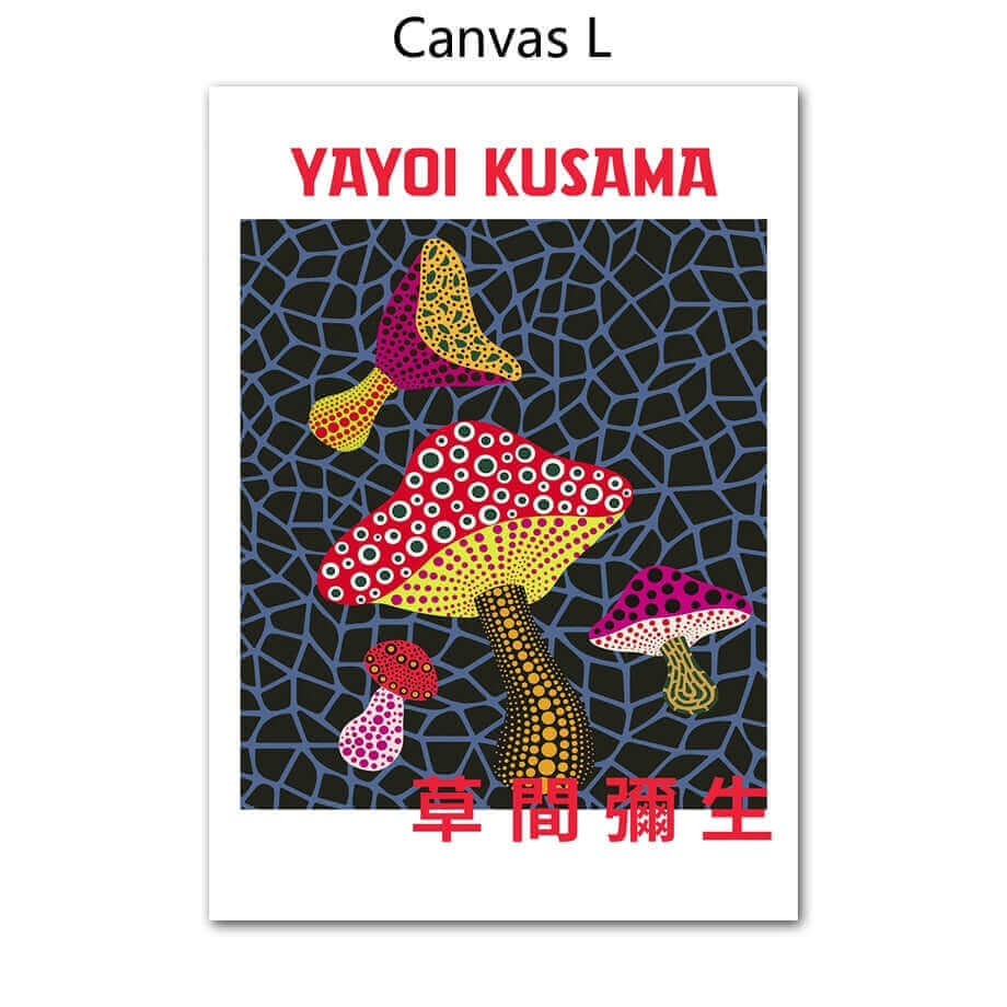 Yayoi Kusama Abstrakt Premium Affisch