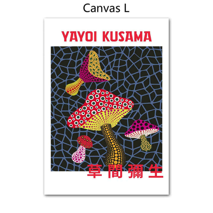 Yayoi Kusama Abstrakt Premium Affisch