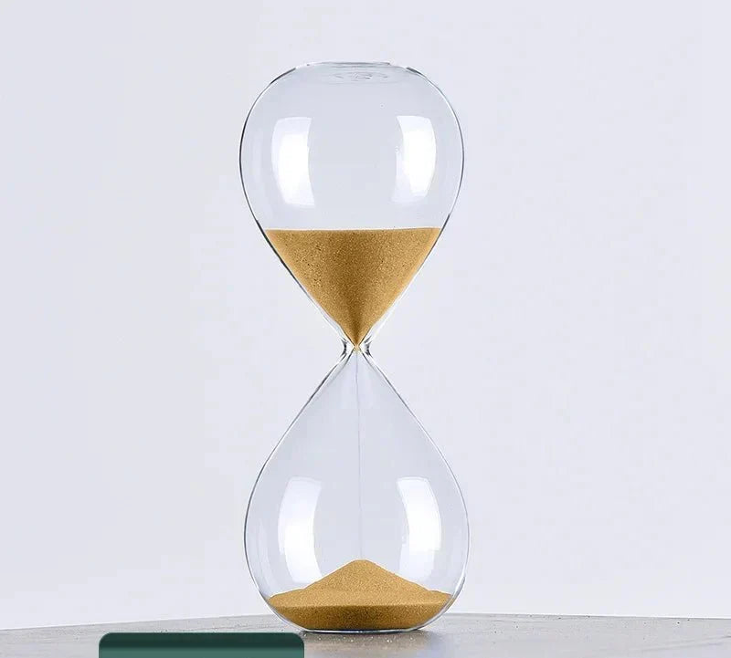 Glas Sand Timer | Stilig Dekoration med 5/10/30/60 Minuters Indikering
