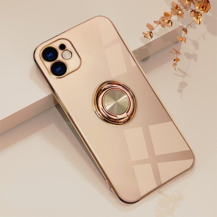 iPhone-fodral med metallstativring