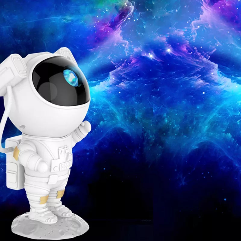 Astronaut Nattlampa Projektor – LED Stjärnhimmel Projektor för Barnrum, Lugnande Nattlampa med Galax och Rymdprojektion, Dimmbar och Justerbar |