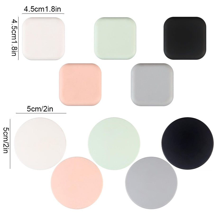 Silicone Dörrstopp Buffert med Självhäftande Ljuddämpande Stötdämpningsskydd för DIY Väggskydd