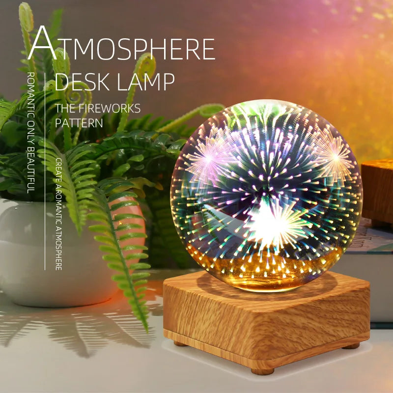 LumiNova 3D Nattlampa | färgändrande stjärnhimmel-lampa | USB LED Dekorativ Lampa | För Sovrum &amp; Gåvoidéer