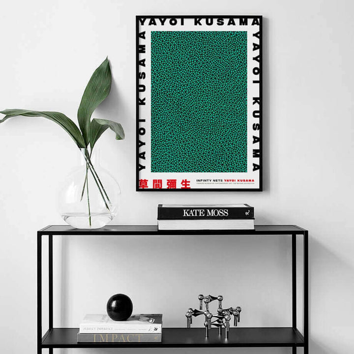 Yayoi Kusama Abstrakt Premium Affisch