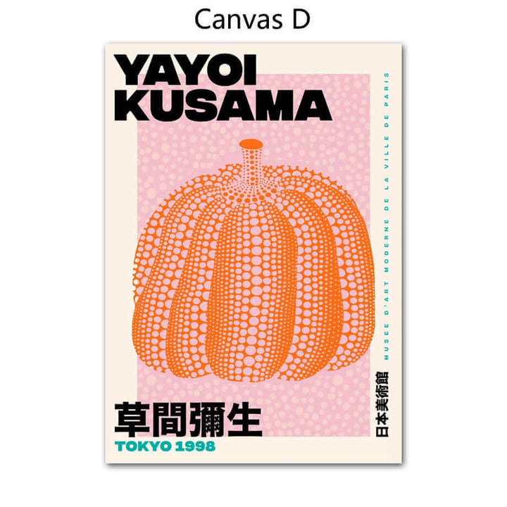 Yayoi Kusama Abstrakt Premium Affisch