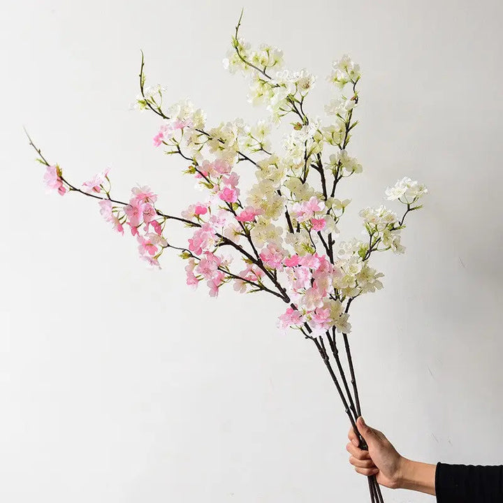 Konstgjord Körsbärsblomsgren - 109 cm Silke Blommor