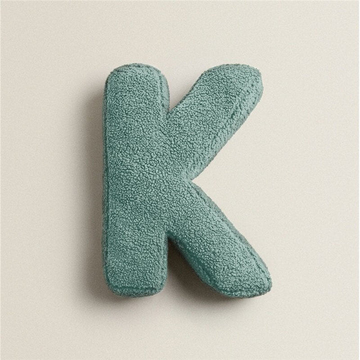 PlushLetter Kudde - Mjuk Bokstavskudde för Sovrum och Barnrum