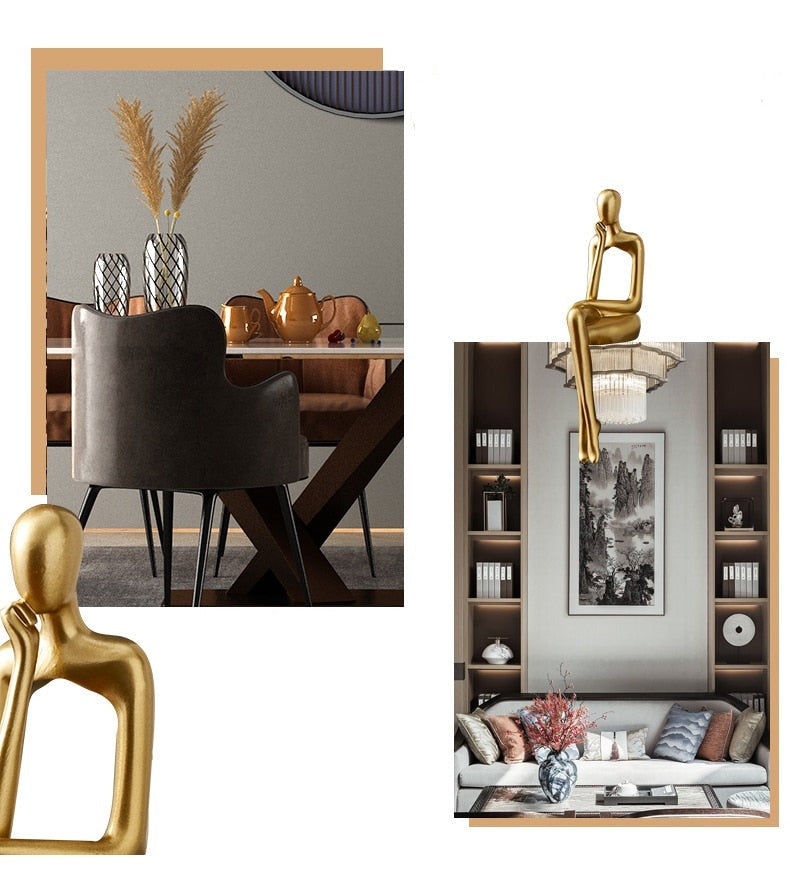 Modern Figurer Abstrakt Heminredning Skulptur