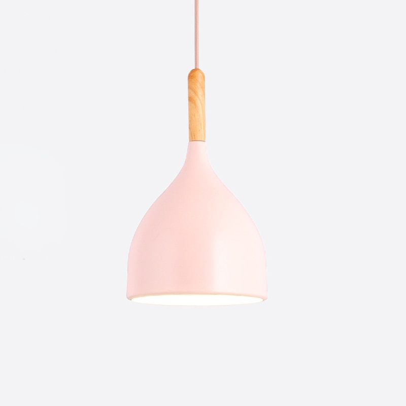 Talon - Modern Drop-Shaped Wooden Pendant Light Skandinavisk Taklampa