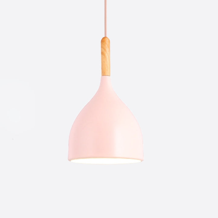 Talon - Modern Drop-Shaped Wooden Pendant Light Skandinavisk Taklampa