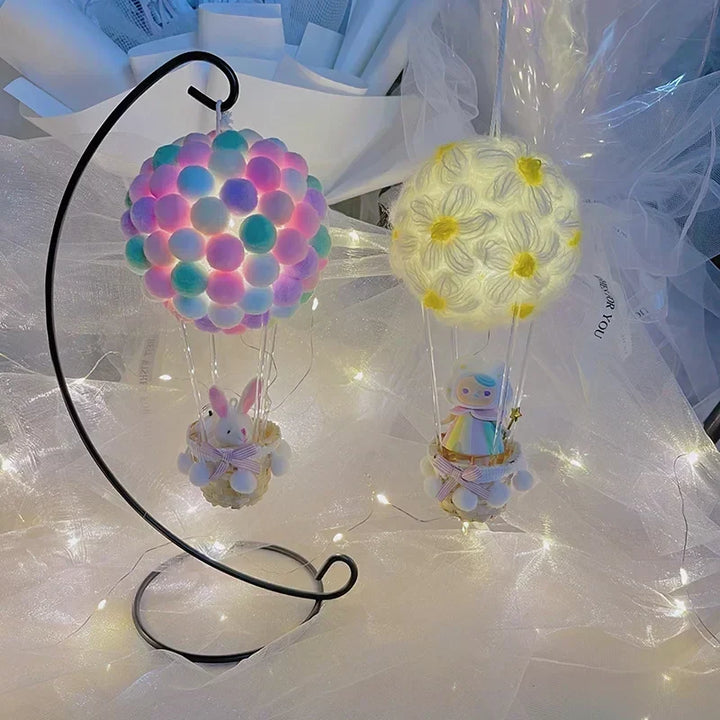 DIY Luftballong-formad Flygande Djur Nattlampa