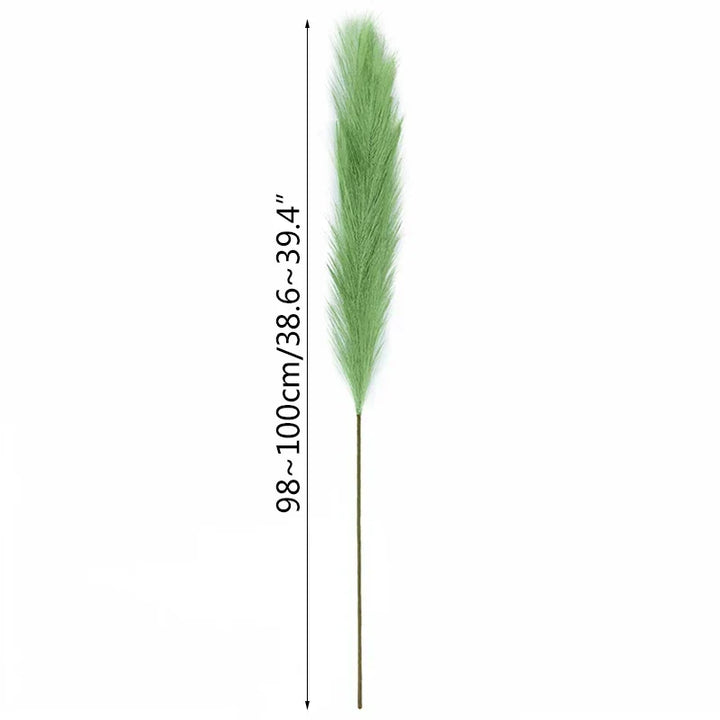 5 stycken 100 cm konstgjord pampasgräs torkad blomsterbukett bröllopsfestdekoration hemrum DIY konstgjorda växter dekorationstillbehör