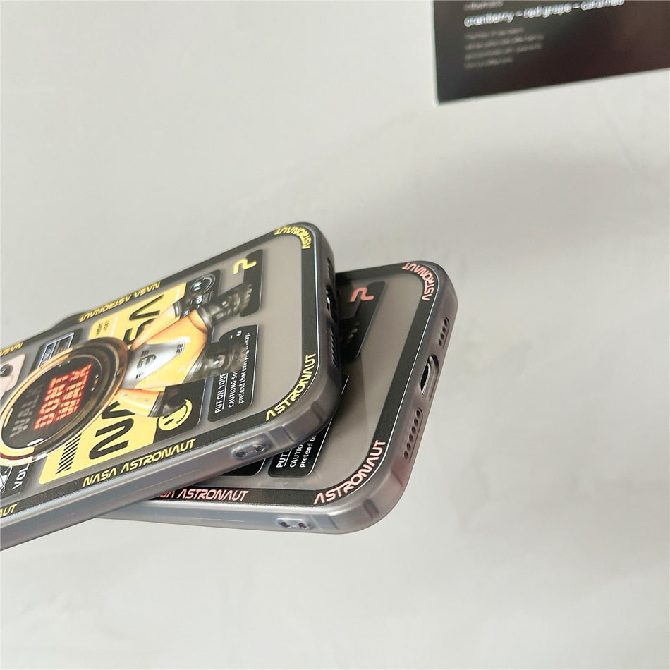 Rymdtid Astronaut Konstnärlig Telefonfodral