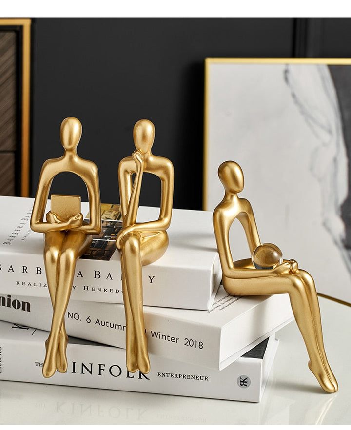 Modern Figurer Abstrakt Heminredning Skulptur