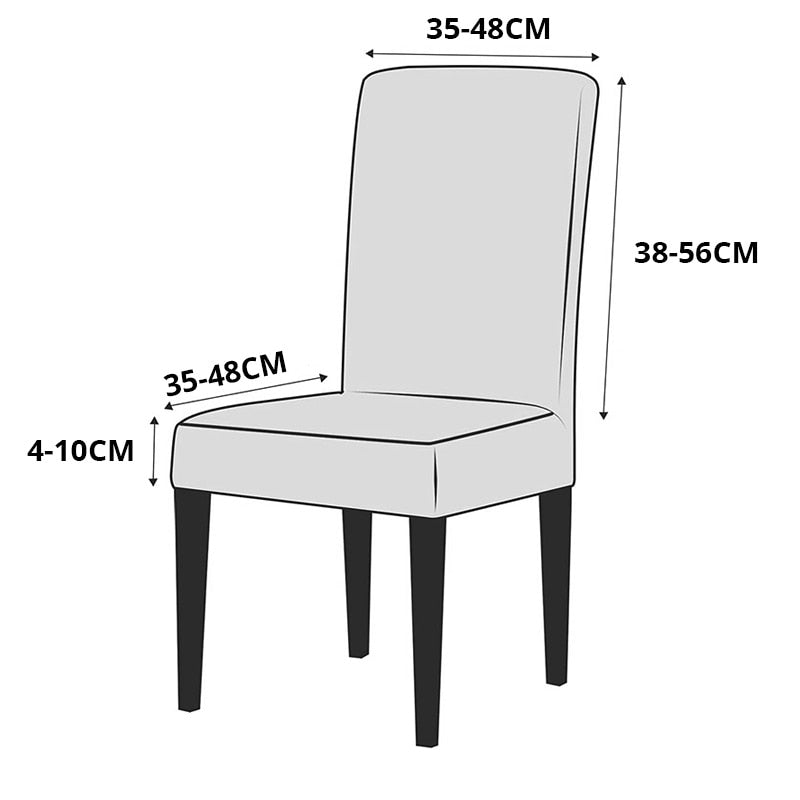 Stolsöverdrag - Coverly - Stretchiga - Eleganta (2 stycken)